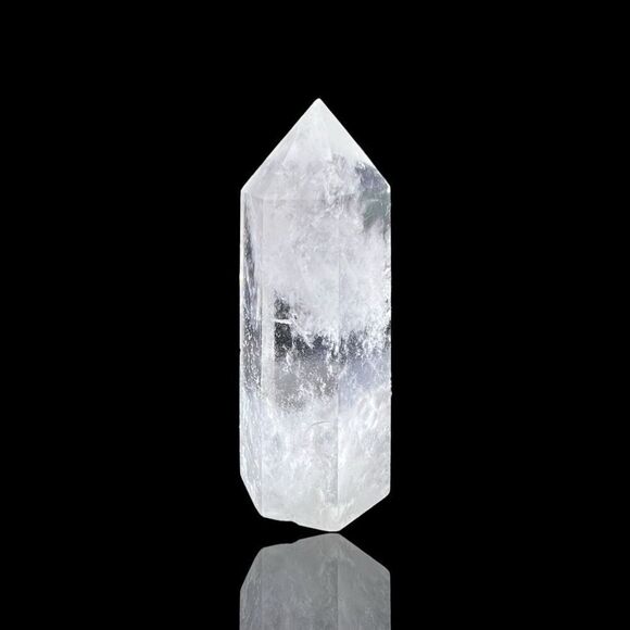 Clear Quartz Crystal Obelisk Meditation Tower (#2) - Picture 12 of 12